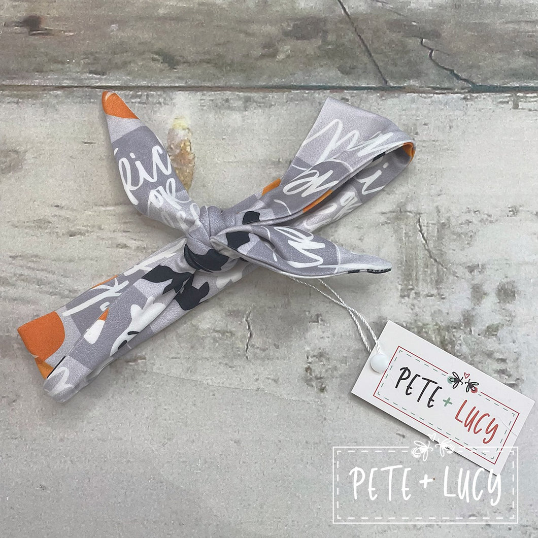 Trick or Treat Tie Headband